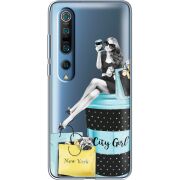 Прозрачный чехол BoxFace Xiaomi Mi 10 Pro City Girl