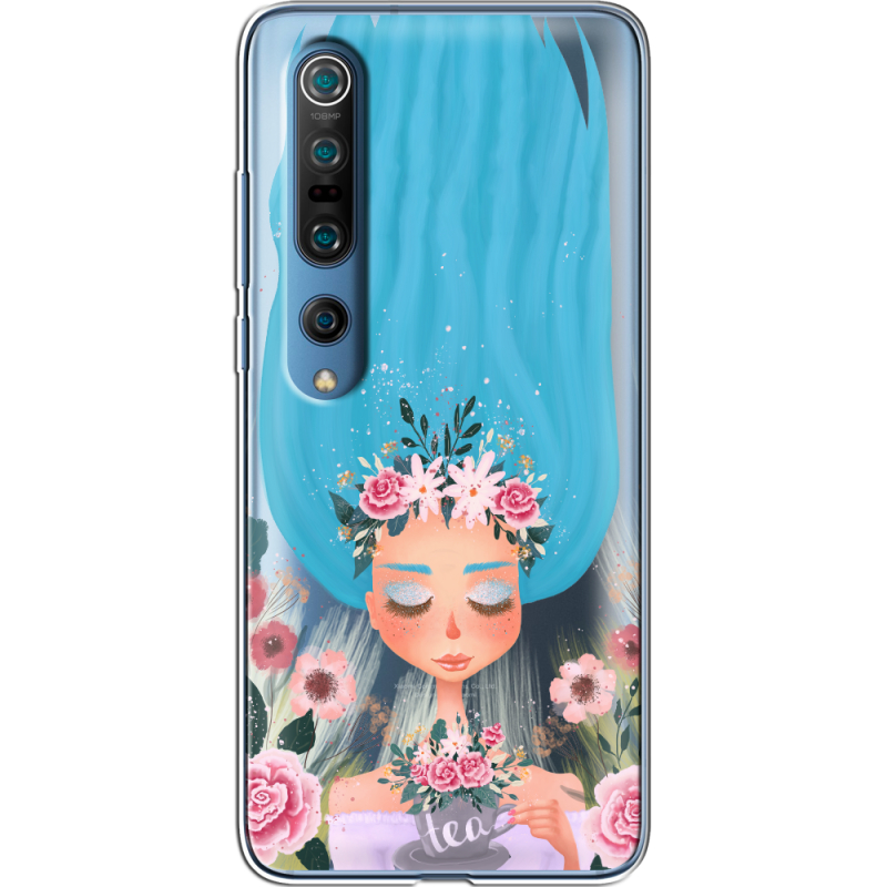 Прозрачный чехол BoxFace Xiaomi Mi 10 Pro Blue Hair