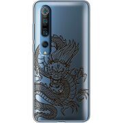 Прозрачный чехол BoxFace Xiaomi Mi 10 Pro Chinese Dragon