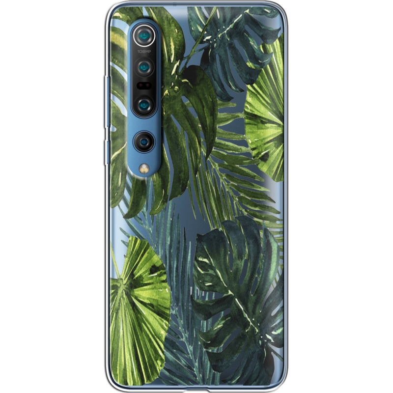 Прозрачный чехол BoxFace Xiaomi Mi 10 Pro Palm Tree