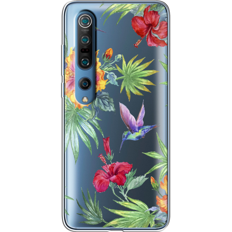 Прозрачный чехол BoxFace Xiaomi Mi 10 Pro Tropical