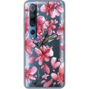 Прозрачный чехол BoxFace Xiaomi Mi 10 Pro Pink Magnolia