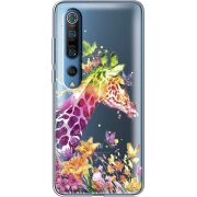 Прозрачный чехол BoxFace Xiaomi Mi 10 Pro Colorful Giraffe