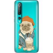 Прозрачный чехол BoxFace Xiaomi Mi 10 Dog Coffeeman