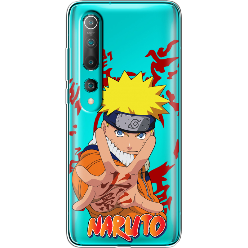 Прозрачный чехол BoxFace Xiaomi Mi 10 Naruto