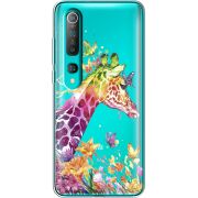 Прозрачный чехол BoxFace Xiaomi Mi 10 Colorful Giraffe