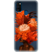 Чехол BoxFace Samsung M215 Galaxy M21 Exquisite Orange Flowers