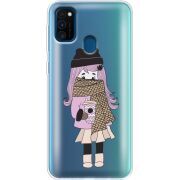 Прозрачный чехол BoxFace Samsung M215 Galaxy M21 Winter Morning Girl