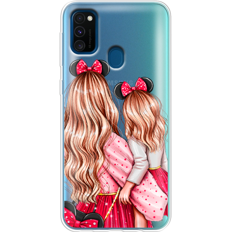 Прозрачный чехол BoxFace Samsung M215 Galaxy M21 Mouse Girls