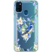 Прозрачный чехол BoxFace Samsung M215 Galaxy M21 Spring Bird