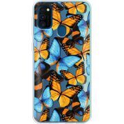 Прозрачный чехол BoxFace Samsung M215 Galaxy M21 Butterfly Morpho