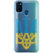 Прозрачный чехол BoxFace Samsung M215 Galaxy M21 Gold Trident