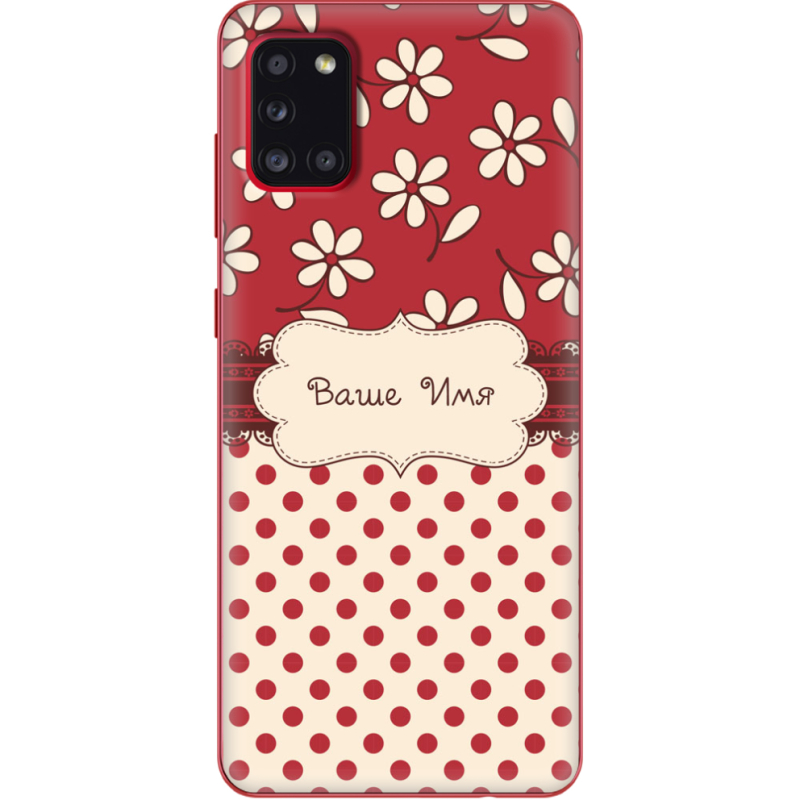 Чехол BoxFace Samsung A315 Galaxy A31 Именной Polka Dots