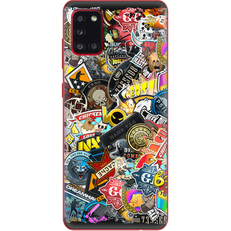 Чехол BoxFace Samsung A315 Galaxy A31 CS:Go Stickerbombing