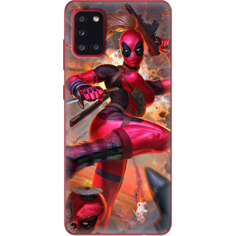 Чехол BoxFace Samsung A315 Galaxy A31 Woman Deadpool