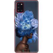 Чехол BoxFace Samsung A315 Galaxy A31 Exquisite Blue Flowers