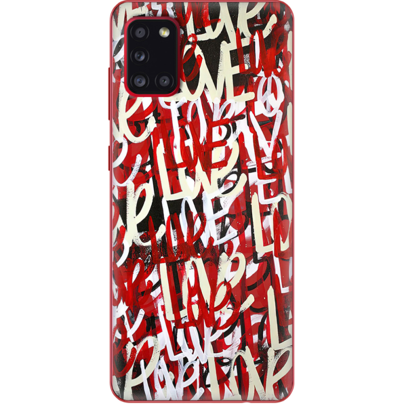 Чехол BoxFace Samsung A315 Galaxy A31 Love Graffiti