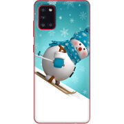 Чехол BoxFace Samsung A315 Galaxy A31 Skier Snowman