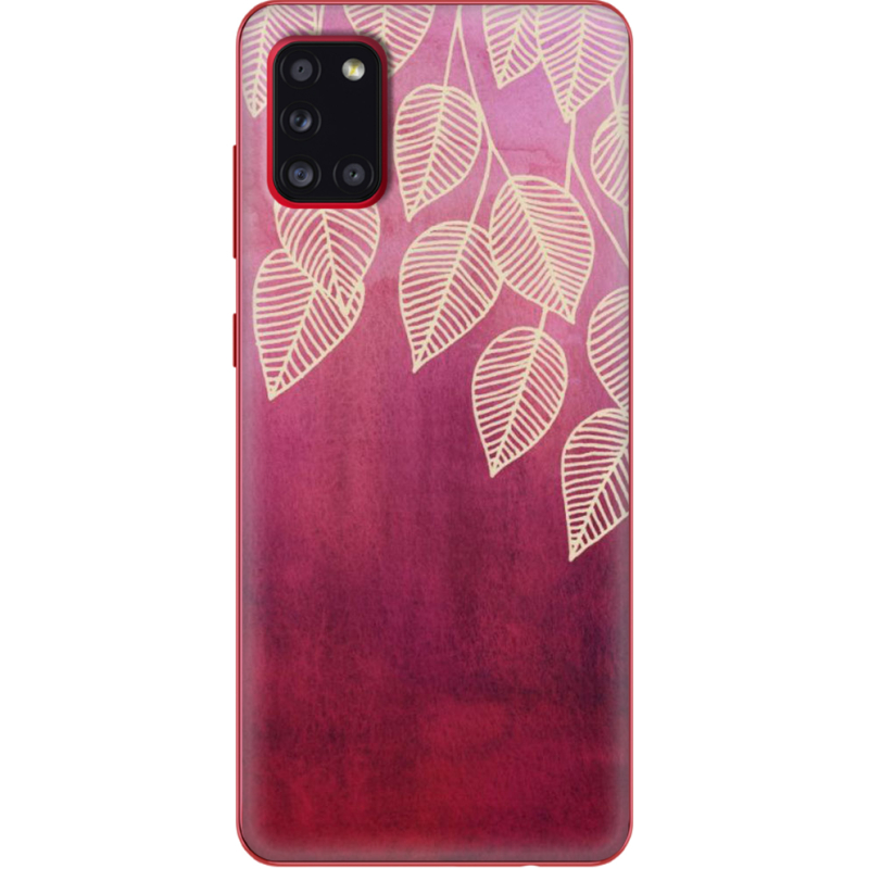 Чехол BoxFace Samsung A315 Galaxy A31 Gold Leaves