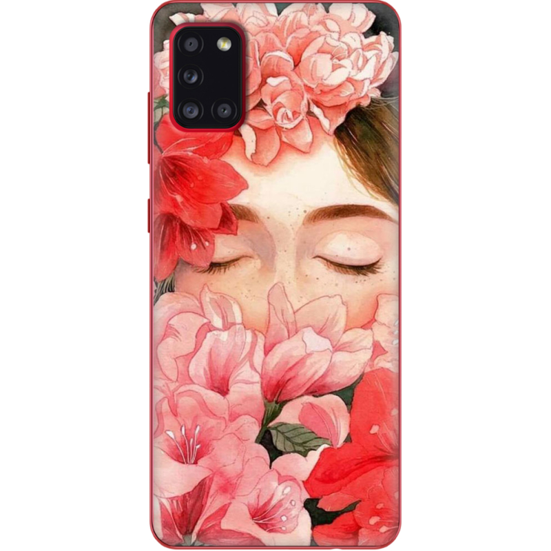 Чехол BoxFace Samsung A315 Galaxy A31 Girl in Flowers
