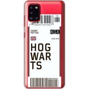 Прозрачный чехол BoxFace Samsung A315 Galaxy A31 Ticket Hogwarts