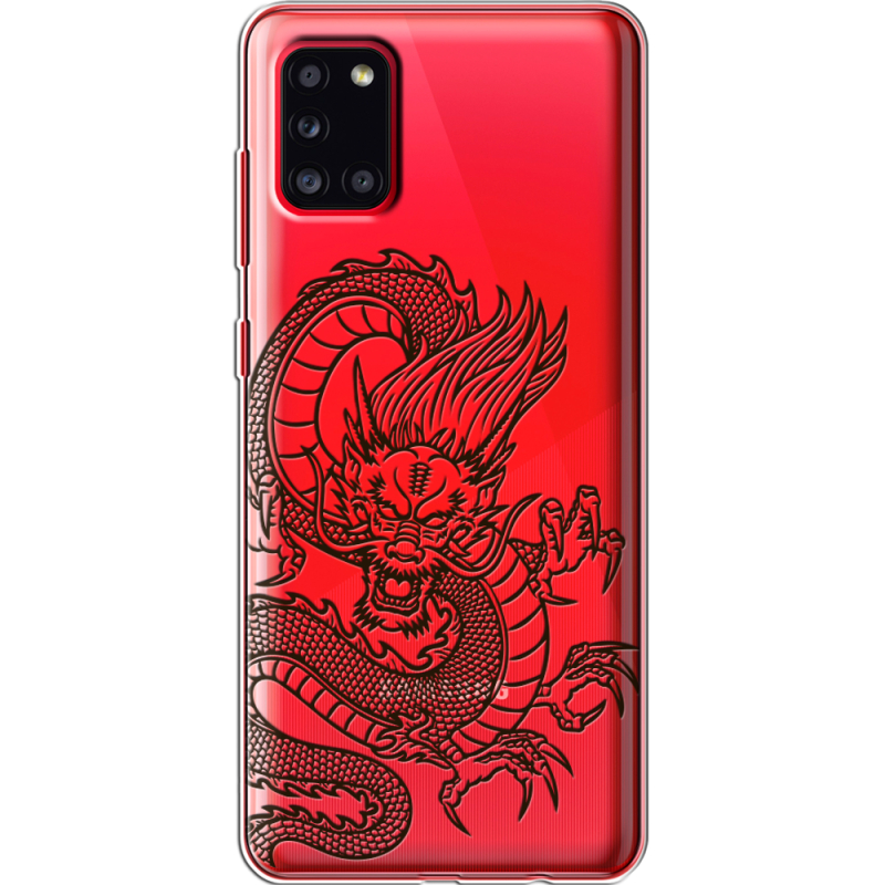 Прозрачный чехол BoxFace Samsung A315 Galaxy A31 Chinese Dragon