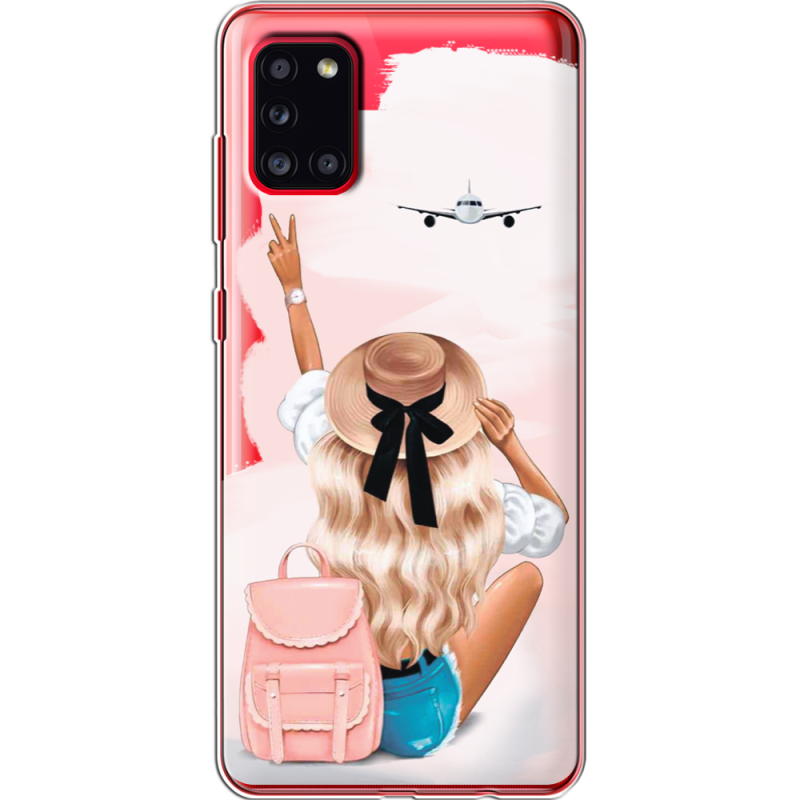 Прозрачный чехол BoxFace Samsung A315 Galaxy A31 Travel Girl