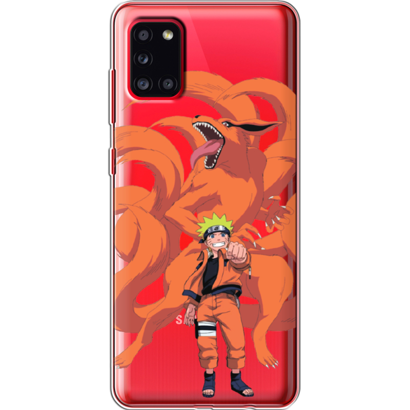 Прозрачный чехол BoxFace Samsung A315 Galaxy A31 Naruto and Kurama