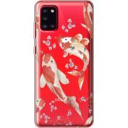 Прозрачный чехол BoxFace Samsung A315 Galaxy A31 Japanese Koi Fish