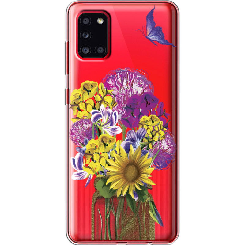 Прозрачный чехол BoxFace Samsung A315 Galaxy A31 My Bouquet