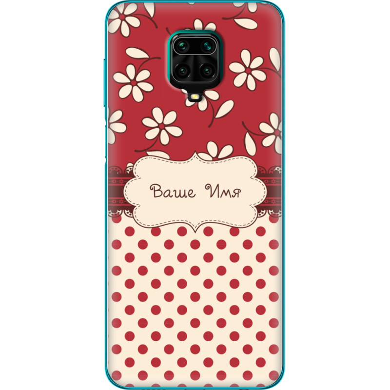 Чехол BoxFace Xiaomi Redmi Note 9S Именной Polka Dots