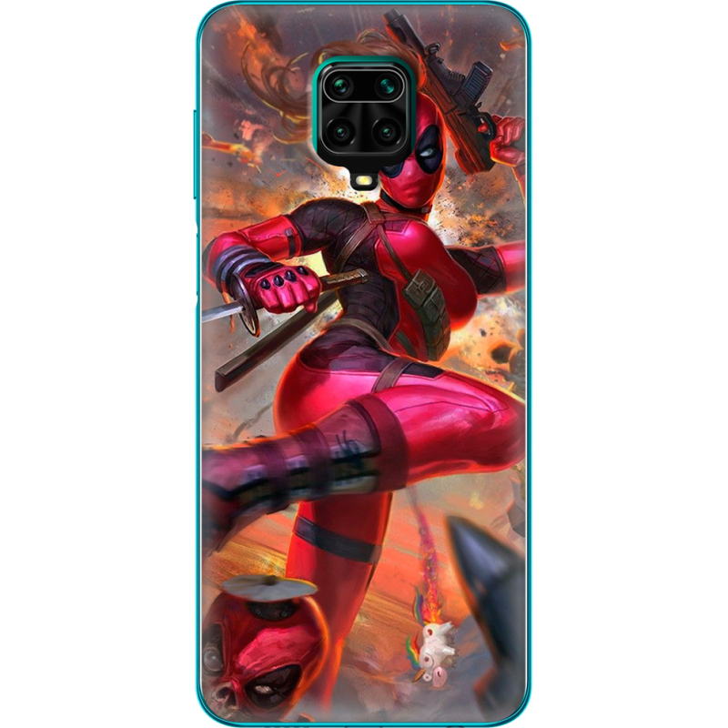 Чехол BoxFace Xiaomi Redmi Note 9S Woman Deadpool