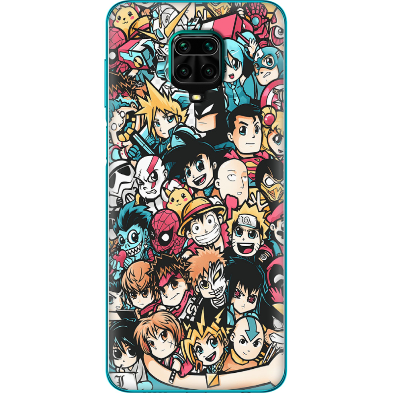 Чехол BoxFace Xiaomi Redmi Note 9S Anime Stickers