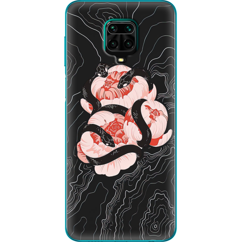 Чехол BoxFace Xiaomi Redmi Note 9S Snake Rose