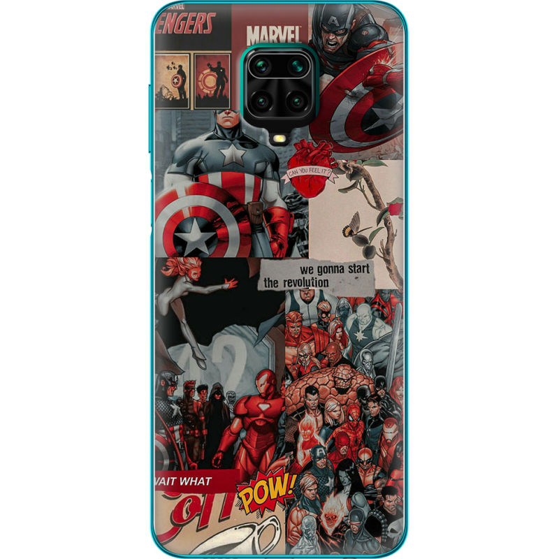 Чехол BoxFace Xiaomi Redmi Note 9S Marvel Avengers