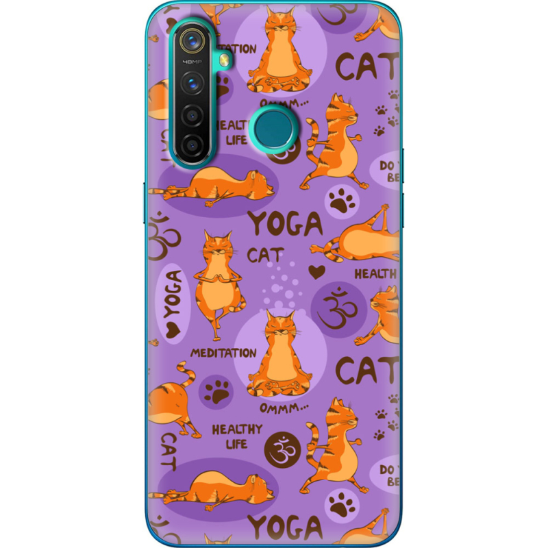 Чехол BoxFace Realme 5 Pro Yoga Cat