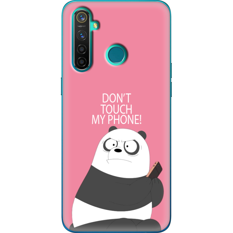 Чехол BoxFace Realme 5 Pro Dont Touch My Phone Panda