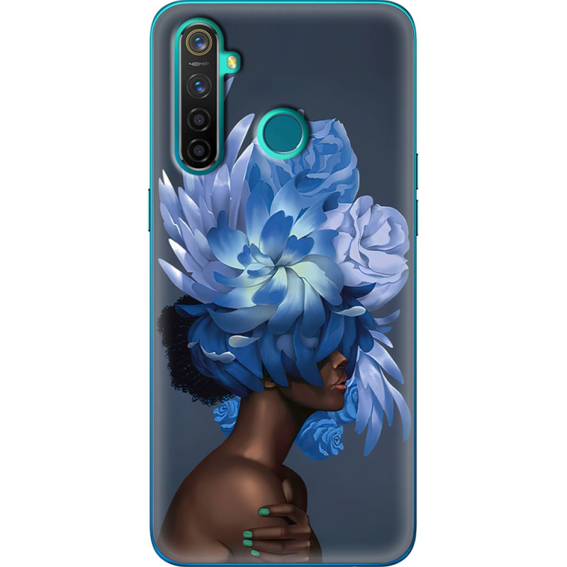Чехол BoxFace Realme 5 Pro Exquisite Blue Flowers