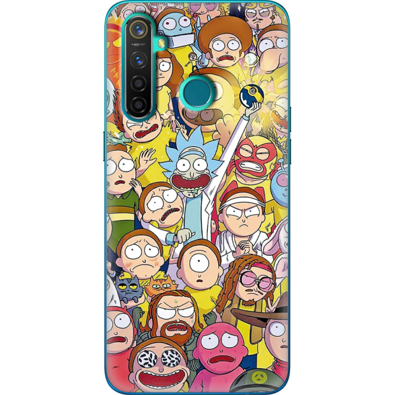 Чехол BoxFace Realme 5 Pro Rick and Morty