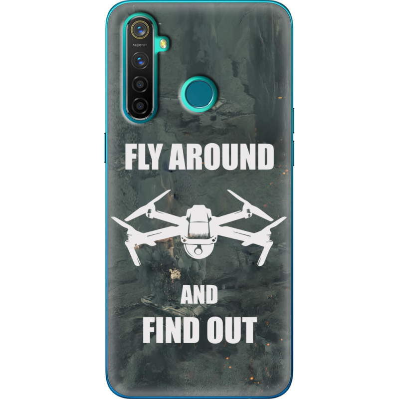 Чехол BoxFace Realme 5 Pro Дрон Fly Around