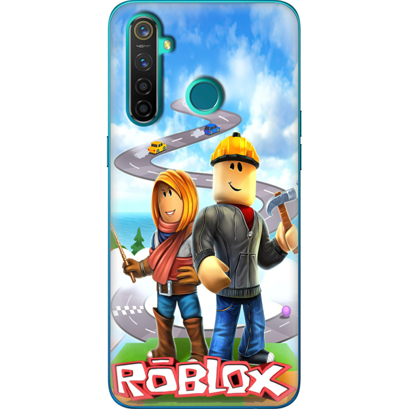 Чехол BoxFace Realme 5 Pro Roblox Білдерман