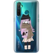 Прозрачный чехол BoxFace Realme 5 Pro Winter Morning Girl