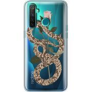 Прозрачный чехол BoxFace Realme 5 Pro Glamor Snake