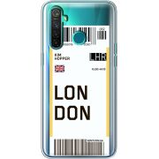 Прозрачный чехол BoxFace Realme 5 Pro Ticket London