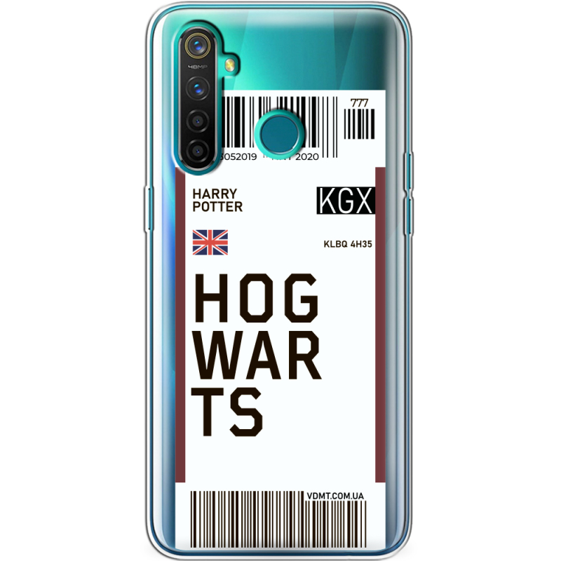 Прозрачный чехол BoxFace Realme 5 Pro Ticket Hogwarts