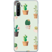 Чехол BoxFace Realme XT L-green Cacti