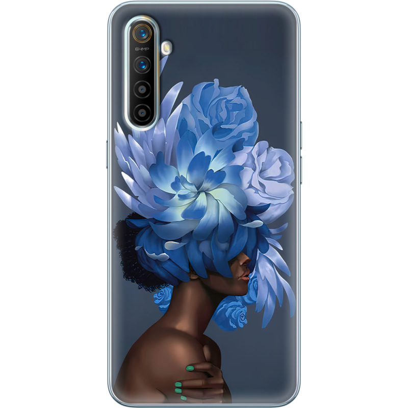 Чехол BoxFace Realme XT Exquisite Blue Flowers