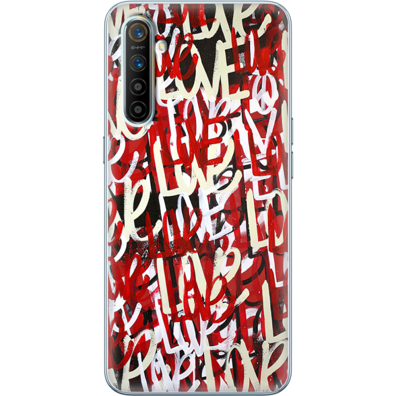 Чехол BoxFace Realme XT Love Graffiti