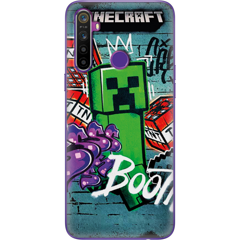 Чехол BoxFace Realme 5 / 6i Minecraft Graffiti