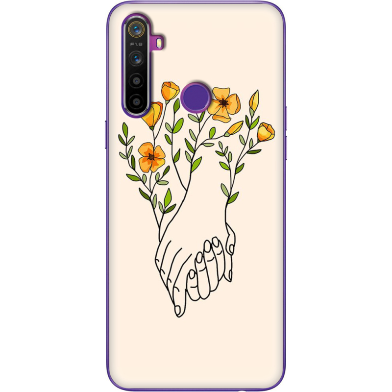 Чехол BoxFace Realme 5 / 6i Flower Hands